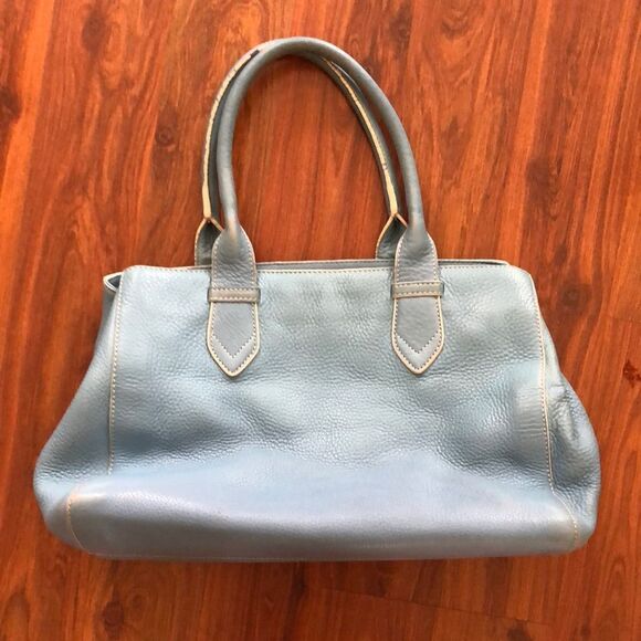 Cole Haan powder blue handbag.